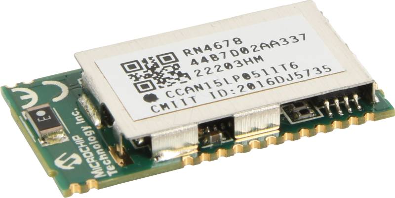 RN4678-V/RM113 - Bluetooth-Modul, BT 5, BR/EDR/LE, 3,3-4,2 V von MICROCHIP