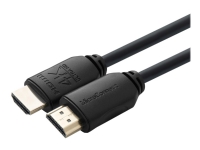 MicroConnect - Ultra High Speed - HDMI-Kabel mit Ethernet - HDMI-Stecker auf HDMI-Stecker - 7,5 m - dreifach geschirmt - schwarz - Dolby DTS-HD Master Audio-Unterstützung, Dolby TrueHD-Unterstützung, 4K60Hz (4096 x 2160) Unterstützung von MICROCONNECT