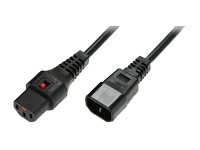 Microconnect PC1021, 2 m, C13-Koppler, C14-Koppler, H05VV-F, 250 V, 10 A von MICROCONNECT