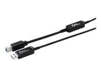 Microconnect USB3.0AB20BOP, 20 m, USB A, USB B, USB 3.2 Gen 1 (3.1 Gen 1), 5000 Mbit/s, Schwarz von MICROCONNECT