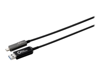 Microconnect USB3.1CA10OP, 10 m, USB A, USB C, USB 3.2 Gen 2 (3.1 Gen 2), 10000 Mbit/s, Schwarz von MICROCONNECT