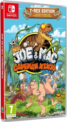 New Joe und Mac Haveman Ninja T-Rex Edition Game Switch von MICROÏDS