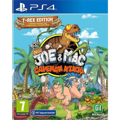 Joe & Mac Caveman Ninja - T-Rex Edition (PS4) von MICROÏDS