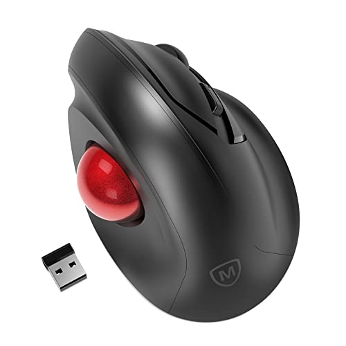 Micropack Vertikaler Maus Trackball Kabellos für Mittlere Oder Große Hände, Ergonomische USB-Maus Maus mit leisen Klicks und leichtgängigem Trackball für Computer, Laptop, Windows Micropack Vertikaler Maus Trackball Kabellos für Mittlere Oder Große Hände, Ergonomische USB-Maus Maus mit leisen Klicks und leichtgängigem Trackball für Computer, Laptop, Windows von MICROPACK Digitally Yours