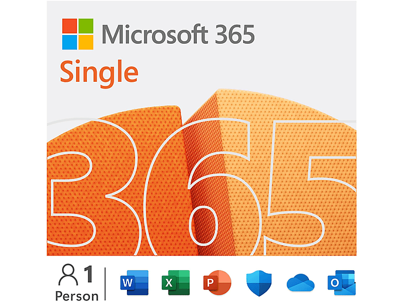 Microsoft 365 Single - 12 Monate für 1 Nutzer (5 Geräte), TB Cloudspeicher [PC] von MICROSOFT (SOFTWARE)