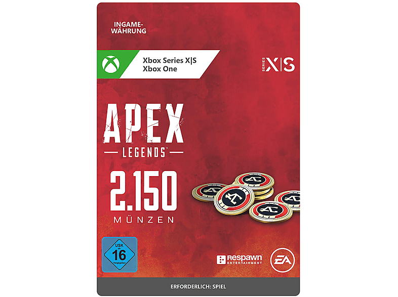 APEX LEGENDS 2150 COINS - [Xbox Series X S & Xbox One] von MICROSOFT