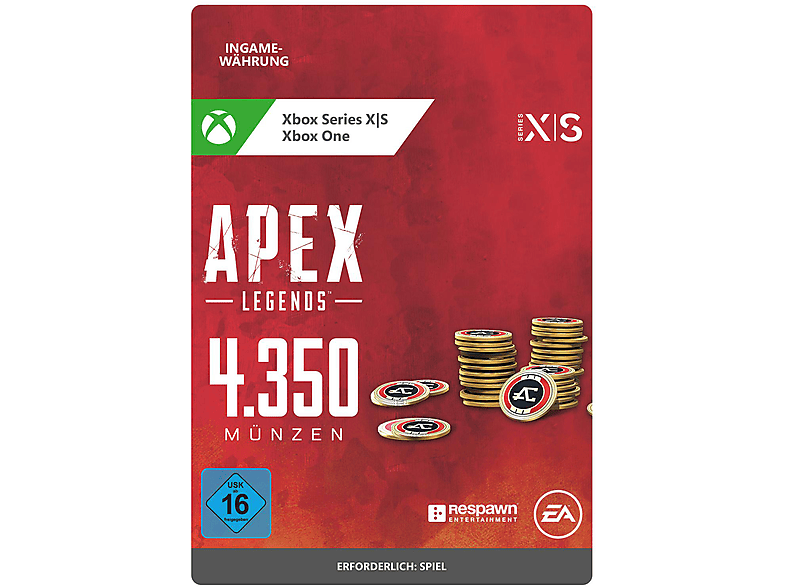 APEX LEGENDS 4350 COINS - [Xbox Series X S & Xbox One] von MICROSOFT
