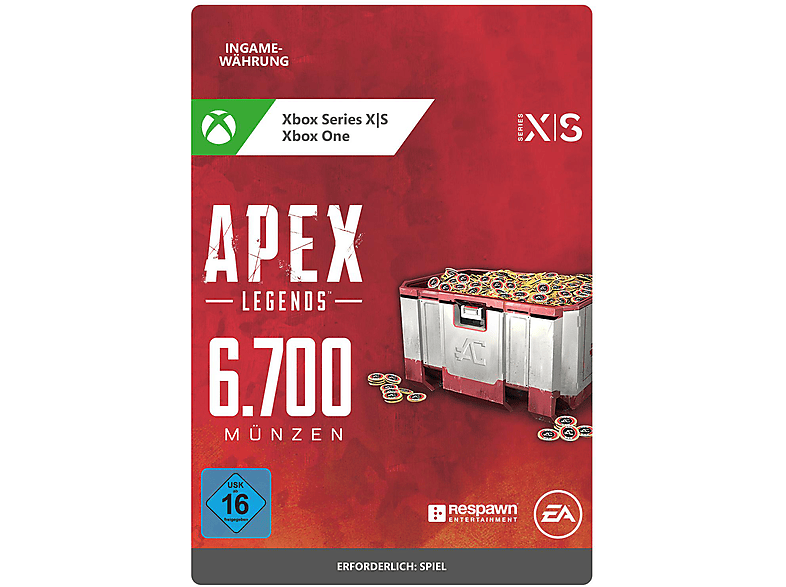 APEX LEGENDS 6700 COINS - [Xbox Series X S & Xbox One] von MICROSOFT