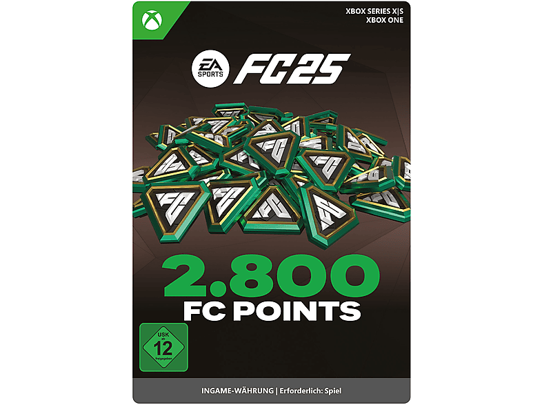 EA SPORTS FC 25 - POINTS 2800 [Xbox Series X S & Xbox One] von MICROSOFT