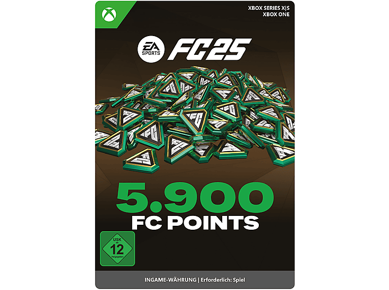 EA SPORTS FC 25 - POINTS 5900 [Xbox Series X S & Xbox One] von MICROSOFT