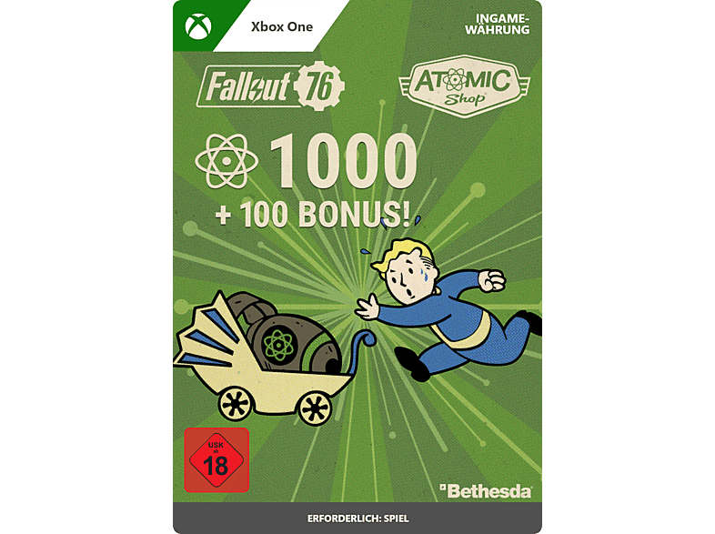 Fallout 76 1000 + 100 Atoms - [Xbox One] von MICROSOFT