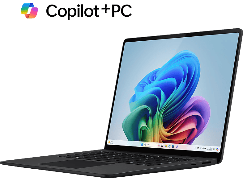 MICROSOFT Surface Laptop, Copilot+ PC, 7. Edition, Notebook, mit 15 Zoll Display Touchscreen, Qualcomm Snapdragon X Elite, 16 GB RAM, 1 TB SSD, Adreno™ Onboard Graphics, Graphit, Windows 11 Home von MICROSOFT