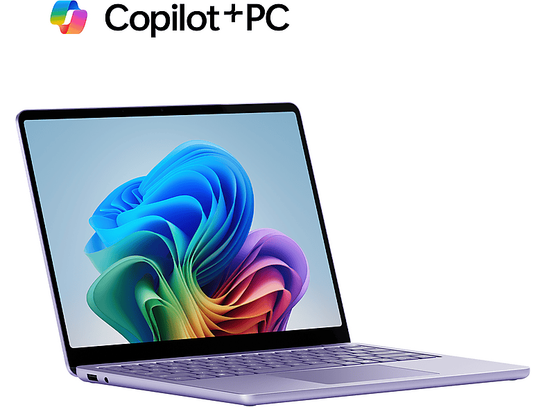 MICROSOFT Surface Laptop, Copilot+ PC, Neuestes Modell, 1. Edition, Convertible, mit 13 Zoll Display Touchscreen, Qualcomm Snapdragon X Plus, 16 GB RAM, 512 UFS, Adreno™ Onboard Graphics, Violett, Windows 11 Home von MICROSOFT