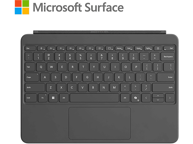 MICROSOFT Surface Pro 12" Keyboard kompatibel mit (1. Edition) Tastatur Schwarz von MICROSOFT
