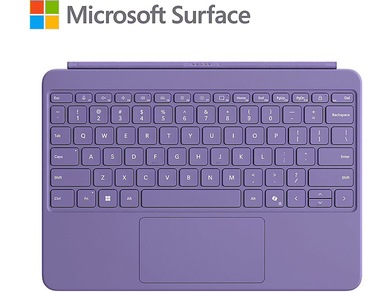 MICROSOFT Surface Pro 12" Keyboard kompatibel mit (1. Edition) Tastatur Violett von MICROSOFT