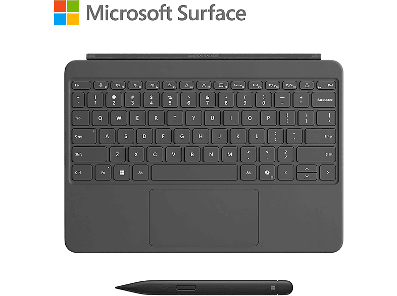 MICROSOFT Surface Pro 12" Keyboard mit Slim Pen kompatibel (1. Edition) Tastatur Schwarz von MICROSOFT