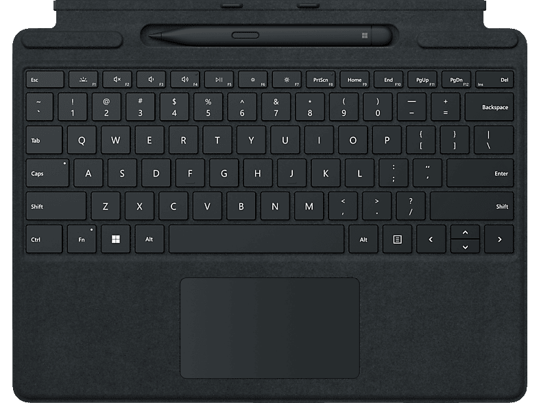 MICROSOFT Surface Pro Signature Keyboard mit Slim Pen 2 Tastatur Schwarz von MICROSOFT