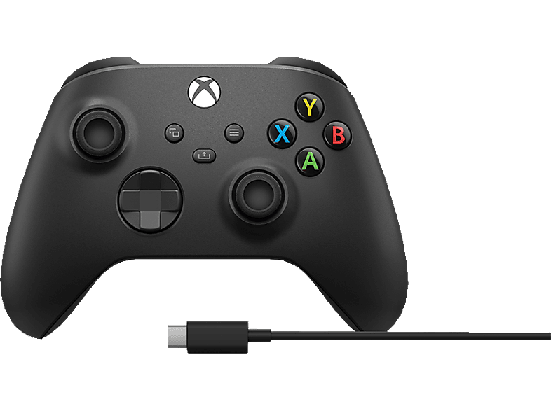 MICROSOFT Wireless Controller + USB C Kabel Schwarz für PC, Xbox One, Series S, X MICROSOFT Wireless Controller + USB C Kabel Schwarz für PC, Xbox One, Series S, X von MICROSOFT