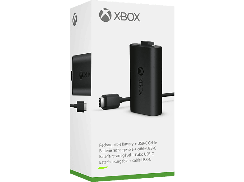 MICROSOFT Xbox Play & Charge Kit, Schwarz von MICROSOFT