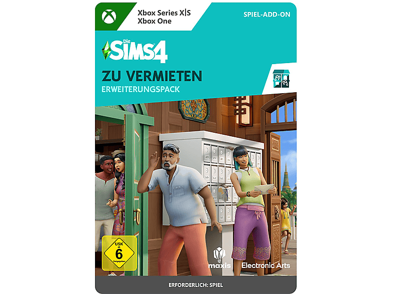 THE SIMS 4 FOR RENT EXPANSION PACK - [Xbox Series X S & Xbox One] von MICROSOFT