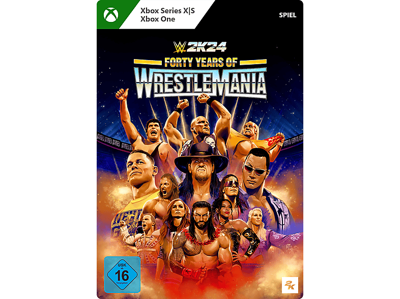 WWE 2K24 40 YEARS OF WRESTLEMANIA EDITION - [Xbox One & Xbox Series X S] von MICROSOFT