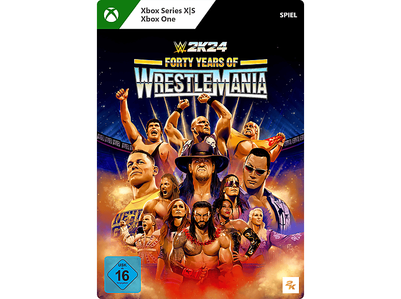 WWE 2K24 40 YEARS OF WRESTLEMANIA EDITION - [Xbox Series X S & Xbox One] von MICROSOFT