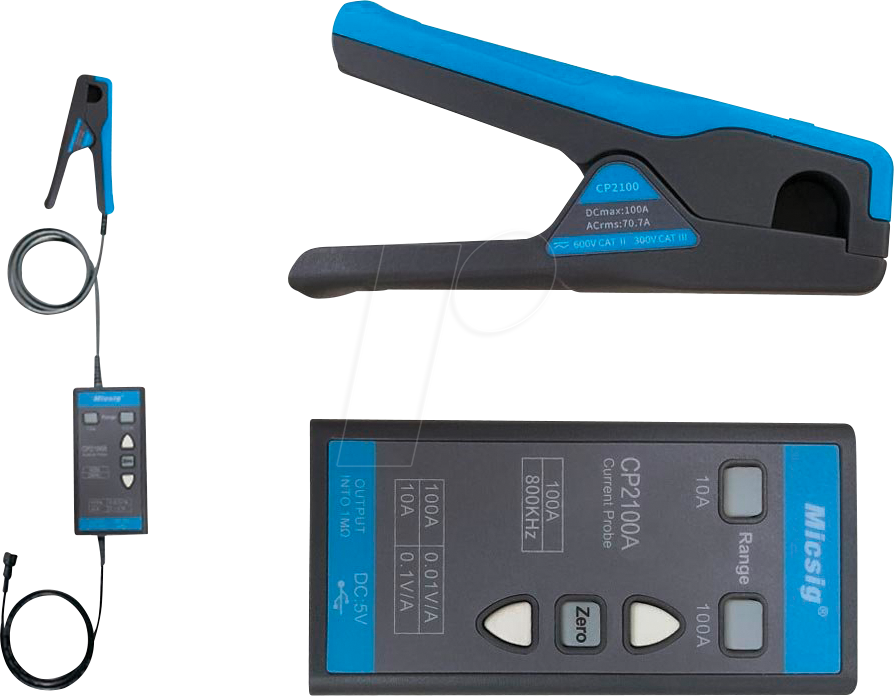 CP2100A - Stromzangen/Stromtastkopf, 800 kHz von MICSIG