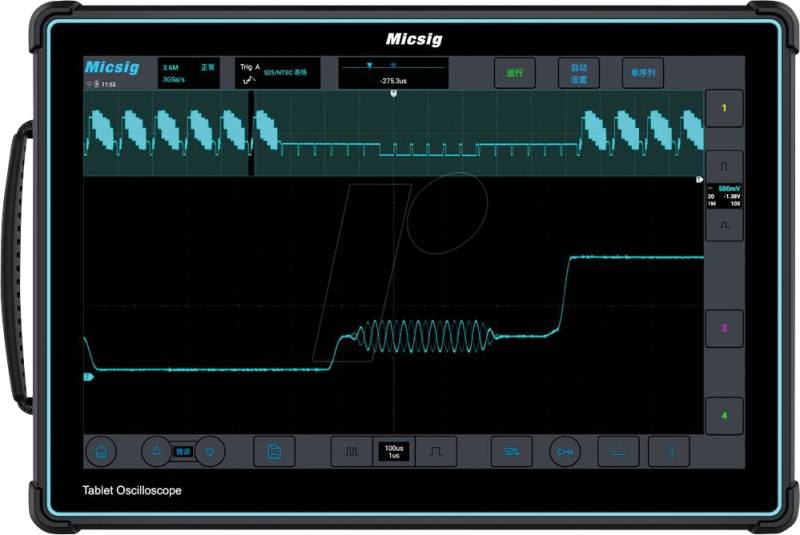 MICSIG ETO5004 - Handheld-Oszilloskop ETO5004, 500 MHz, 4 Kanäle von MICSIG