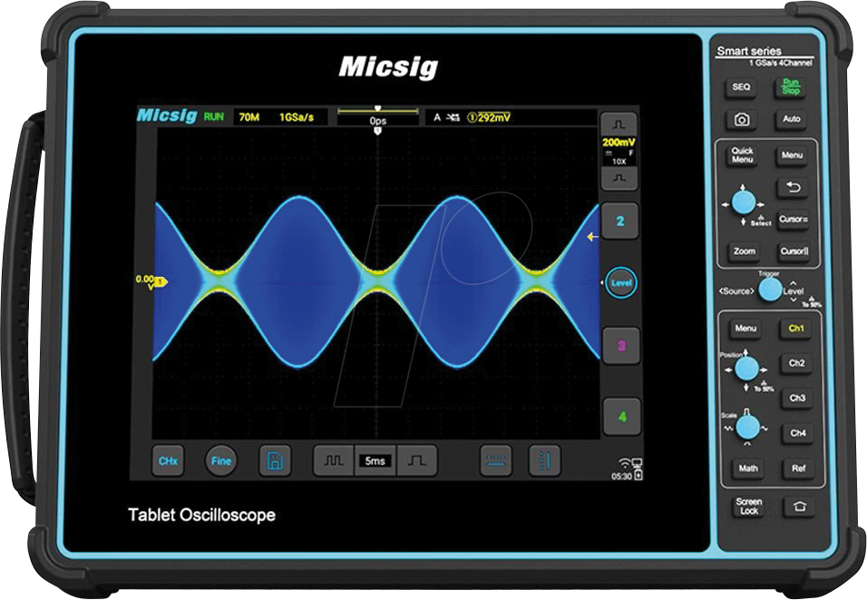 MICSIG STO2002 - Handheld-Oszilloskop STO2002, 200 MHz, 2 Kanäle von MICSIG