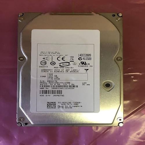 MIDTY 90 % HDD für 146 GB 3,5 Zoll SAS 32 MB 15000 U/min für interne HDD für Server HDD für GX198 0GX198 HUS153014VLS300 von MIDTY