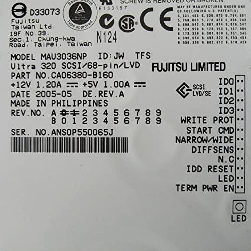 MIDTY 90 % HDD für 36 GB 3,5 Zoll SCSI 8 MB 15 K interne HDD für Server HDD für MAU3036NP MIDTY 90 % HDD für 36 GB 3,5 Zoll SCSI 8 MB 15 K interne HDD für Server HDD für MAU3036NP von MIDTY