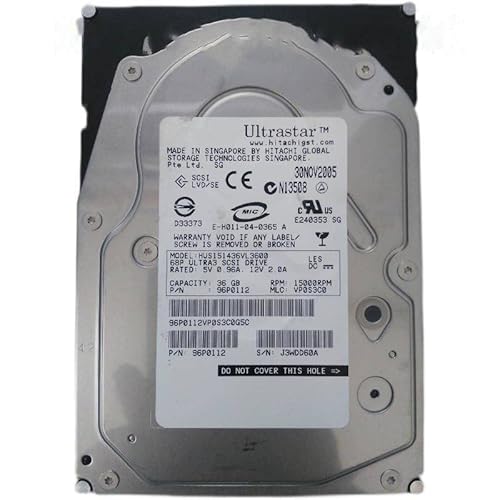 MIDTY 90 % HDD für 36 GB 3,5 Zoll SCSI 8 MB 15000 U/min für interne HDD für Server HDD für HUS151436VL3600 MIDTY 90 % HDD für 36 GB 3,5 Zoll SCSI 8 MB 15000 U/min für interne HDD für Server HDD für HUS151436VL3600 von MIDTY