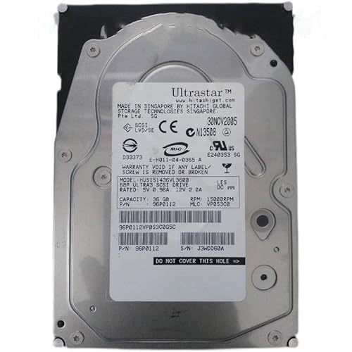 MIDTY 90 % HDD für 36 GB 3,5 Zoll SCSI 8 MB 15000 U/min für interne HDD für Server HDD für HUS151436VL3600 von MIDTY