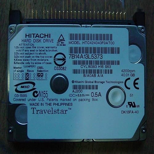 MIDTY 90 % HDD für 40 GB 1,8 Zoll IDE 4 MB 5400 U/min für interne HDD für Laptop HDD für HTC424040F9AT00 MIDTY 90 % HDD für 40 GB 1,8 Zoll IDE 4 MB 5400 U/min für interne HDD für Laptop HDD für HTC424040F9AT00 von MIDTY