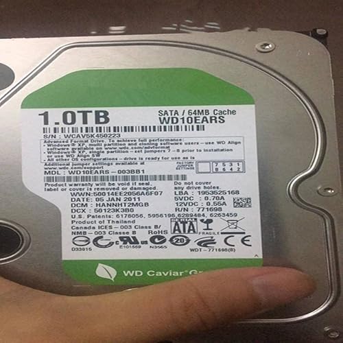 MIDTY HDD für 1 TB 3,5 Zoll SATA 6 GB/S 32 MB 7200 U/min für interne HDD für Desktop HDD für WD10EADS MIDTY HDD für 1 TB 3,5 Zoll SATA 6 GB/S 32 MB 7200 U/min für interne HDD für Desktop HDD für WD10EADS von MIDTY