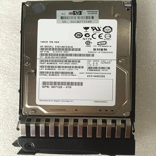 MIDTY HDD für 146 GB 2,5 Zoll SAS 32 MB 15 K für Server HDD für 512744-001 512547-B21 512544-002 507129-010 DH0146FAWJB ST9146852SS von MIDTY