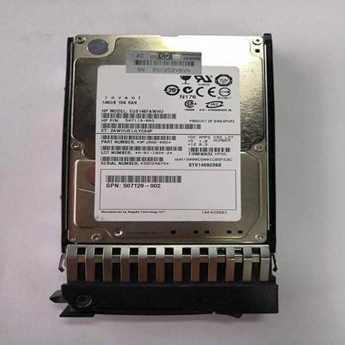 MIDTY HDD für 146 GB 2,5 Zoll SAS 6 Gb/s 32 MB 10000 U/min für interne HDD für Server HDD für 431958-B21 432320-001 MIDTY HDD für 146 GB 2,5 Zoll SAS 6 Gb/s 32 MB 10000 U/min für interne HDD für Server HDD für 431958-B21 432320-001 von MIDTY