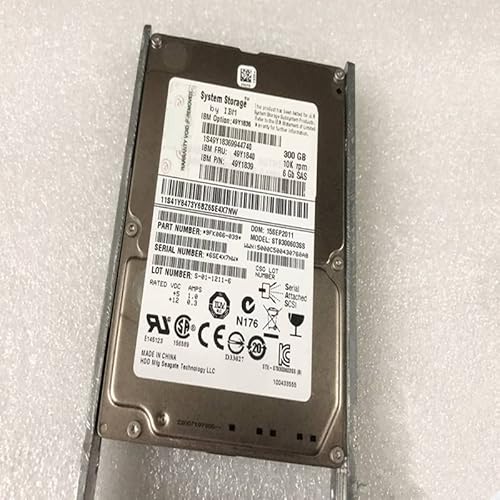 MIDTY HDD für 300 GB 2,5 Zoll SAS 6 Gb/S 32 MB 10000 U/min für interne HDD für Server HDD für 49Y1840 49Y1836 49Y1839 MIDTY HDD für 300 GB 2,5 Zoll SAS 6 Gb/S 32 MB 10000 U/min für interne HDD für Server HDD für 49Y1840 49Y1836 49Y1839 von MIDTY