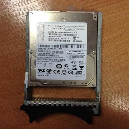 MIDTY HDD für 300 GB 2,5 Zoll SAS 6 Gb/s 32 MB 10000 U/min für interne HDD für Server HDD für 44V6838 44V6833 MIDTY HDD für 300 GB 2,5 Zoll SAS 6 Gb/s 32 MB 10000 U/min für interne HDD für Server HDD für 44V6838 44V6833 von MIDTY