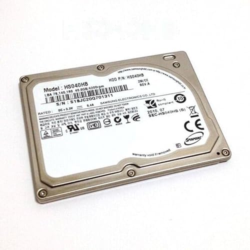 MIDTY HDD für 40 GB 1,8 Zoll CE 2 MB 4200 U/min für interne HDD für Laptop HDD für HS040HB von MIDTY