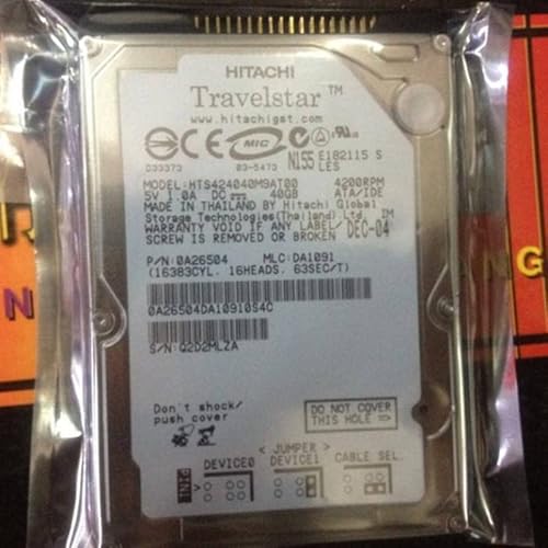 MIDTY HDD für 40 GB 2,5 Zoll IDE 4 MB 5400 U/min für interne HDD für Notebook HDD für HTS541040G9AT00 MIDTY HDD für 40 GB 2,5 Zoll IDE 4 MB 5400 U/min für interne HDD für Notebook HDD für HTS541040G9AT00 von MIDTY