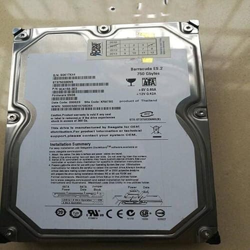 MIDTY HDD für 750 GB 3,5 Zoll SATA 3 Gb/s 32 MB 7200 U/min für interne HDD für Desktop HDD für ST3750330NS von MIDTY