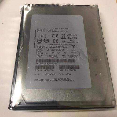 MIDTY HDD für Hgst 600 GB 3,5 Zoll SAS 6 Gb/S 32 MB 15000 U/min für interne HDD für Server HDD für HUS156060VLS60 MIDTY HDD für Hgst 600 GB 3,5 Zoll SAS 6 Gb/S 32 MB 15000 U/min für interne HDD für Server HDD für HUS156060VLS60 von MIDTY