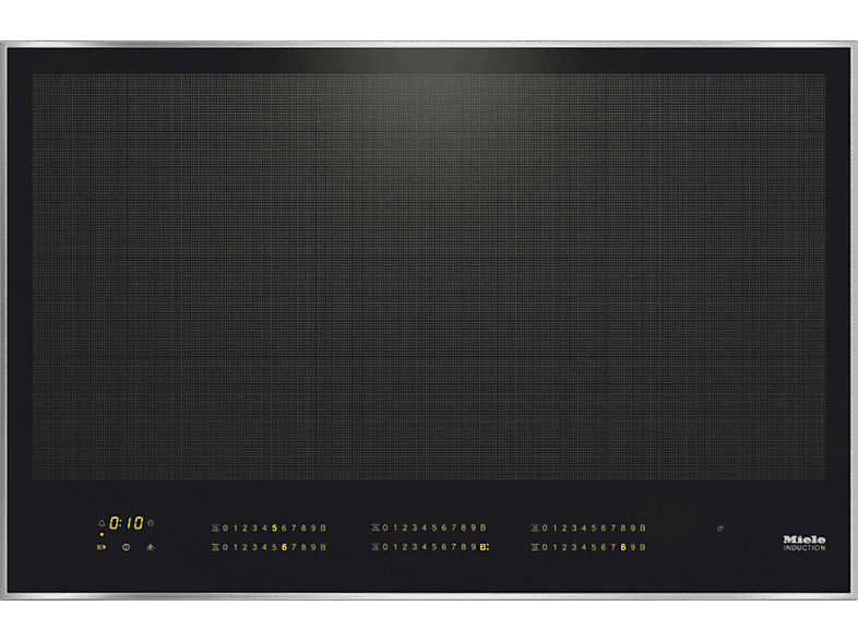 MIELE KM 7678 FR Induktionskochfeld (806 mm breit, Vollflächig mit Topferkennung für max. 6 Kochgeschirre Kochfelder) von MIELE