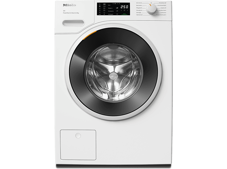 MIELE WWD380 WCS PWash&Steam&9kg W1 White Edition Waschmaschine (9 kg, 1400 U/Min., A, Flusenfilter, Fremdkörperfilter) von MIELE