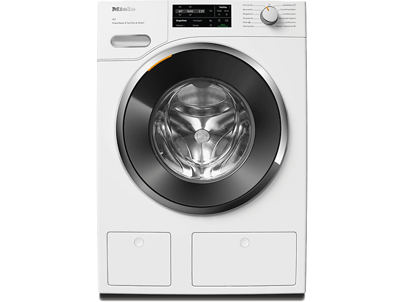 MIELE WWJ880 WPS PWash&TDos&Steam W1 White Edition Waschmaschine (9 kg, 1600 U/Min., A, Flusenfilter, Fremdkörperfilter) von MIELE