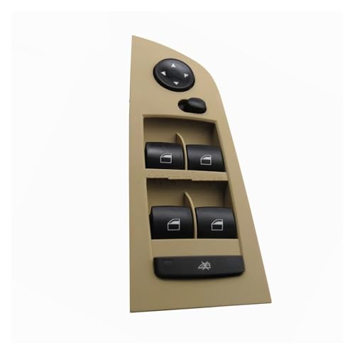 Fensterheber Für 3' E90 NUR Mit Panel Fensterheber Spiegel Schalter Taste Vorne Links Tür Fensterheber Schalter(Beige) von MIENAOC