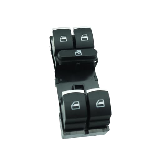 Fensterheber Für Jetta 2005-2011 Für Eos 2003-2008 Power Fenster Master Switch Control Taste 1K4959857 5ND959857 Fensterheber Schalter(Chrome) von MIENAOC