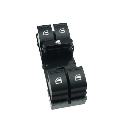 Fensterheber Für Jetta 2005-2011 Für Eos 2003-2008 Power Fenster Master Switch Control Taste 1K4959857 5ND959857 Fensterheber Schalter(NO Chrome) von MIENAOC