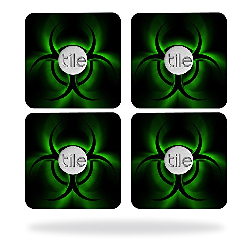 MightySkins Skin kompatibel mit Tile Slim Key Finder (4er-Pack) Wrap Cover Sticker Skins Bio Glow von MIGHTY SKINS